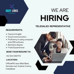 Call Center Agent/Telesales Representative