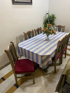 dining table with 6 chairs