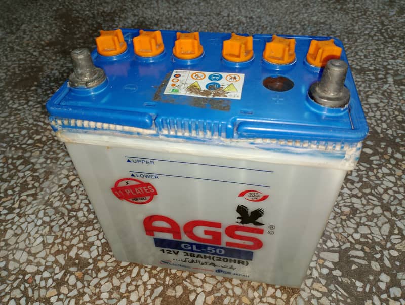 AGS BATTERY 38AH CALL : 0317 8115637 1