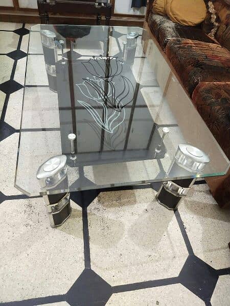 Italian Style Double Glass Center Table 0324/41/77/33/7 3