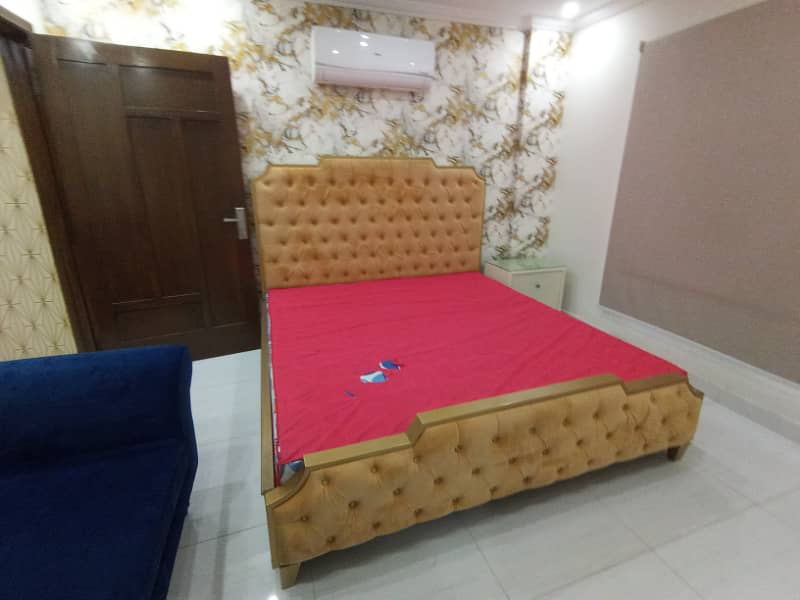 FOR RENT 1 BED ROOM FUL FURNISHED APARTMENT REASONABLY PRICED SECTOR C BAHRIA TOWN LAHORE 8