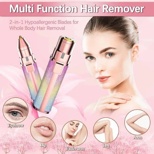 Blawless Rechargeable 2 in 1 Eyebrow Trimmer and Hair Remover Tool 5