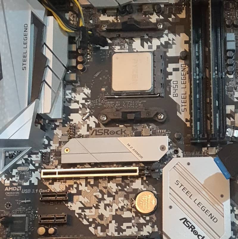 ASROCK B450 Steel Legend and Ryzen 5 3600 2