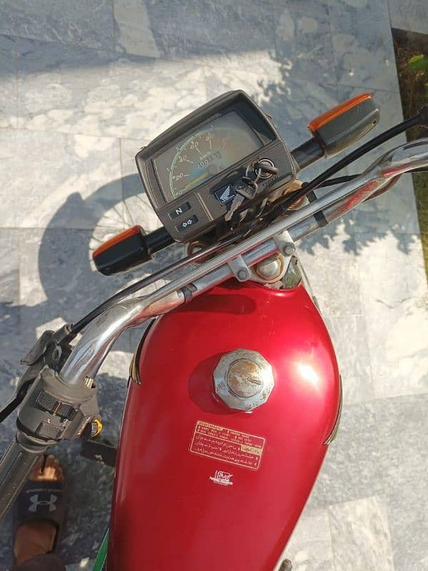 Honda CD 70 Red Color for Sale 4