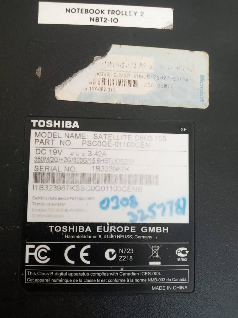 Toshiba Laptop 4Gb Ram i3  For Sale | Display Problem 8