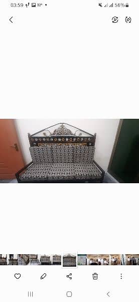 5 seater iron sofa 4