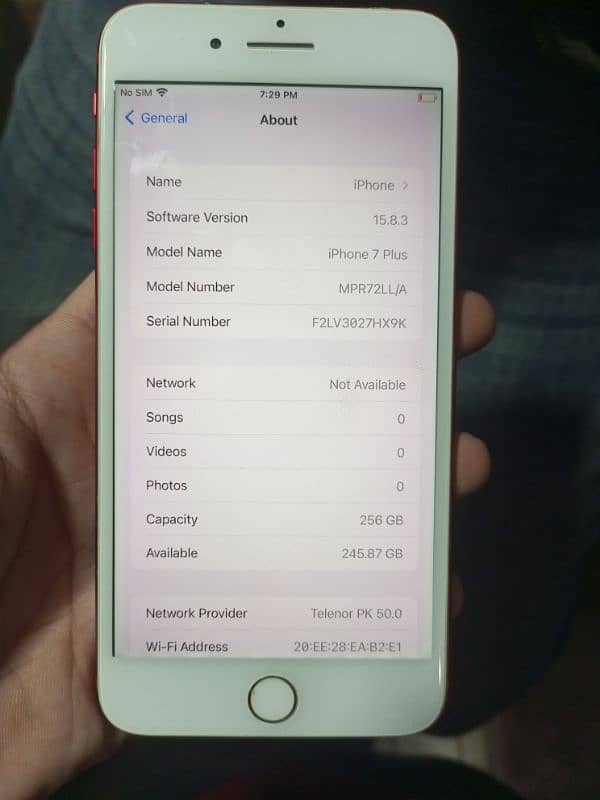 Iphone 7 Plus New conditon 256GB seald Pta approved All ok 3