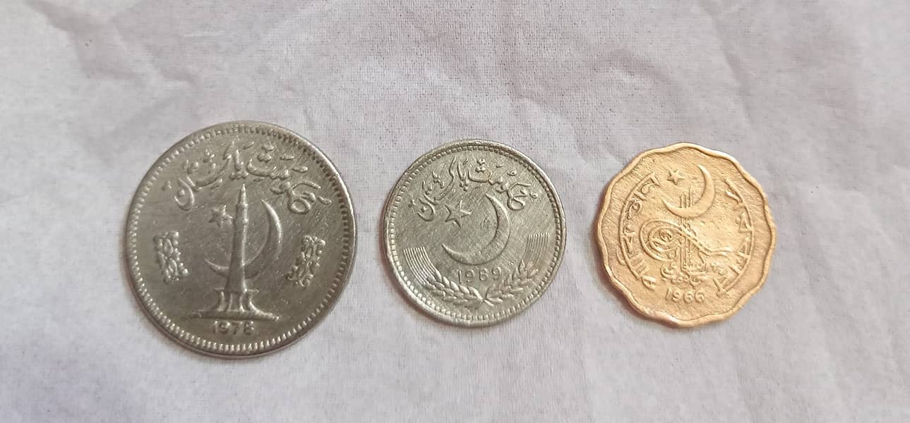 Pakistani Rare Old Coins & Other countries Old Coins 8