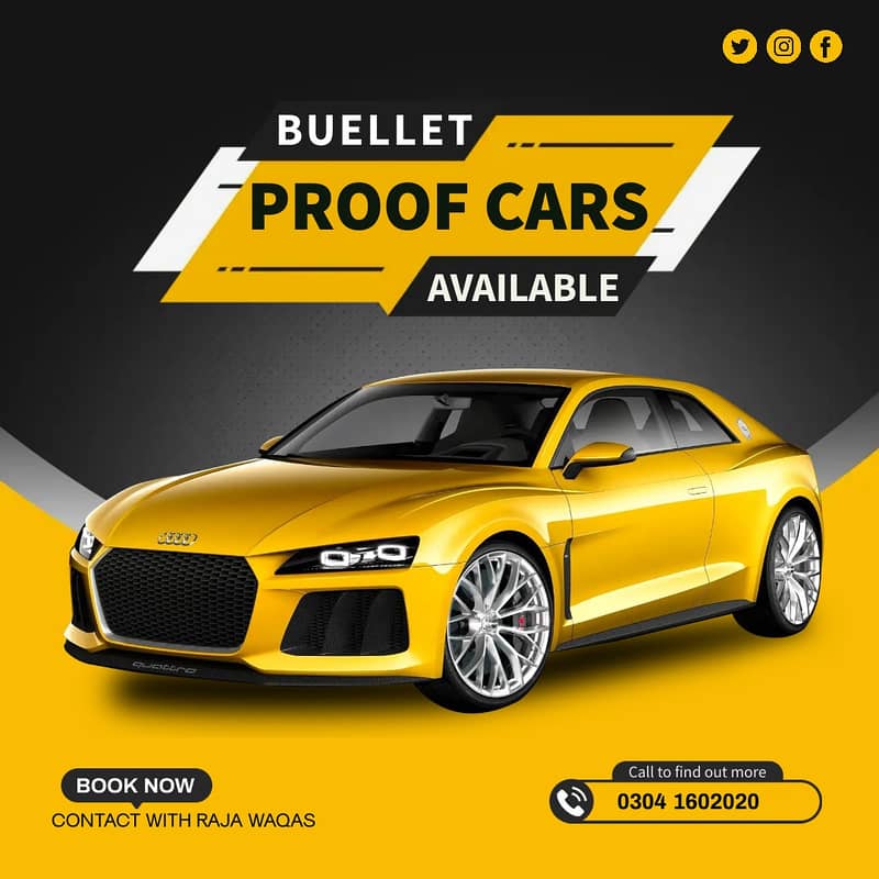 Bullet Proof Vehicles , Rent A Car , Rental Car In Lahore Avalaibale 13