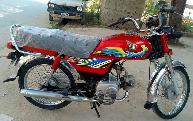 New condition bike CD 70 Honda 2020 model 1