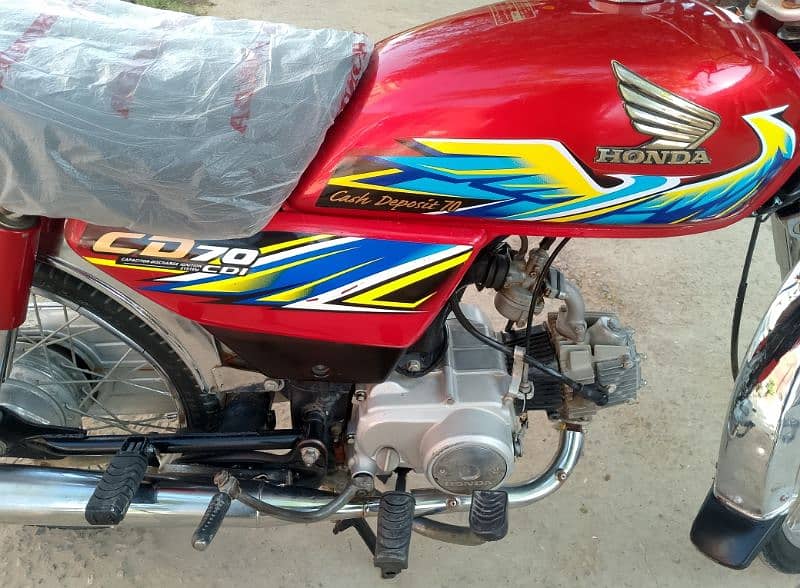 New condition bike CD 70 Honda 2020 model 2