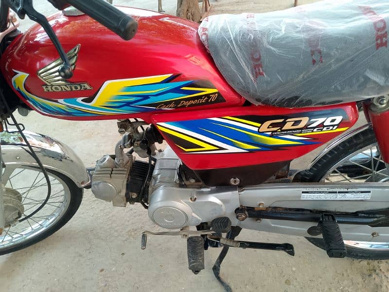 New condition bike CD 70 Honda 2020 model 3