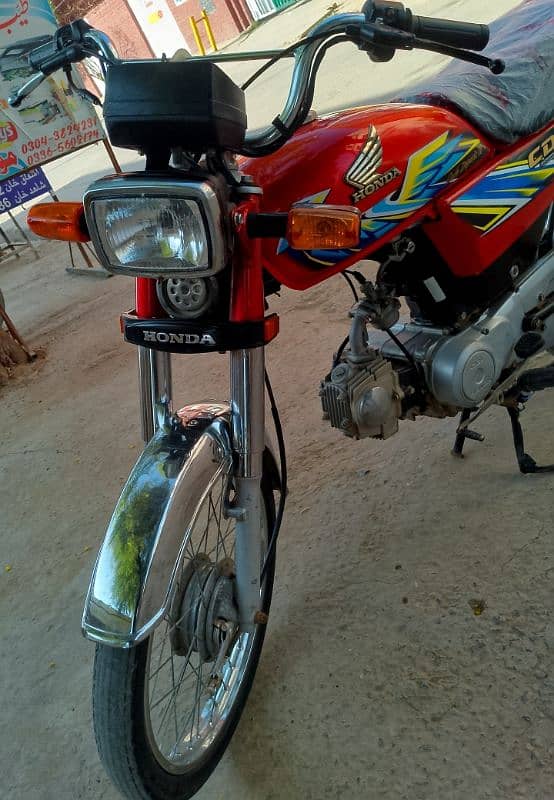 New condition bike CD 70 Honda 2020 model 5