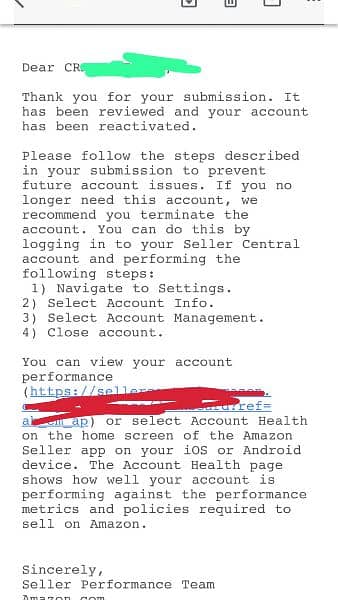 I will reactivate your Amazon account 4