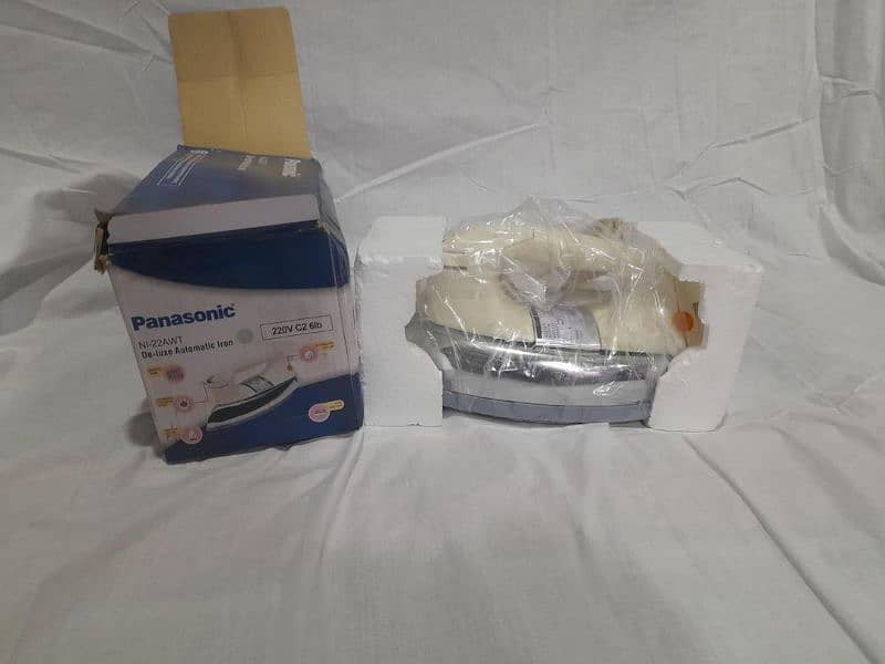 New Automatic Dry Iron Panasonic Box Pack Delivery Available 4