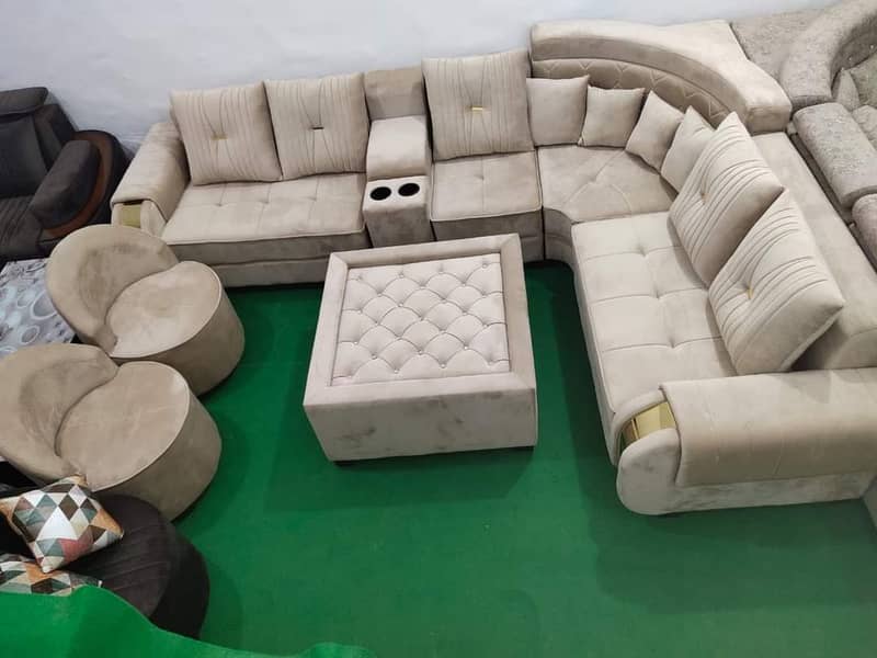 Customized Sofa/6 seater sofa/pure wood sofa/L shape sofa set/wooden 6