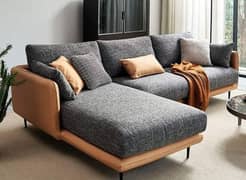 modern sofa/6 seater sofa/L shape sofa/pure wooden sofa/corner sofa