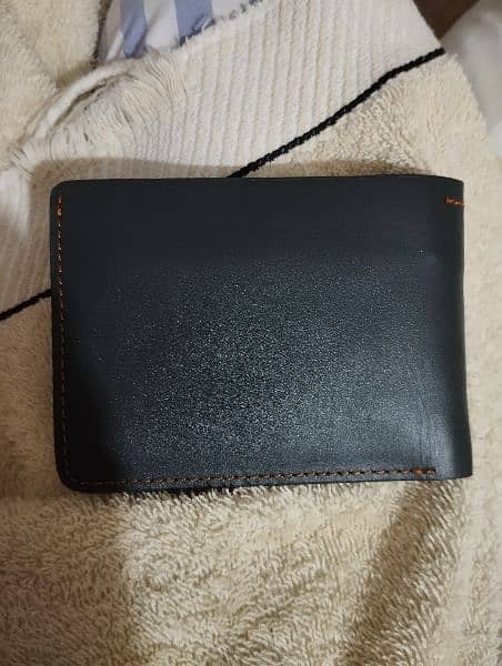 Leather Billfold Wallet - Dark Green Colour 3