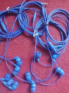 **5Handfrees** In Blue Colours  Very Chipest Price