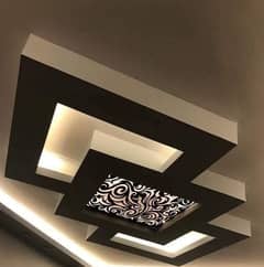 false ceiling work/drywall/gypsum board partition/office partition 0