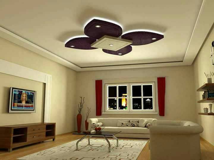 false ceiling work/drywall/gypsum board partition/office partition 4