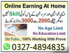 online Job for home part time data entry typing