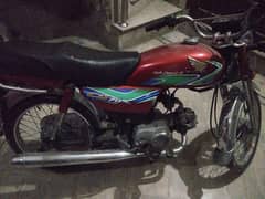 Honda CD 70 bike 2018/2019 Red Lahore number 0