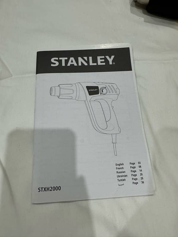 Stanley 2000W heatgun 7