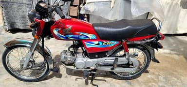 Honda CD70 Model 2024 Karachi Number