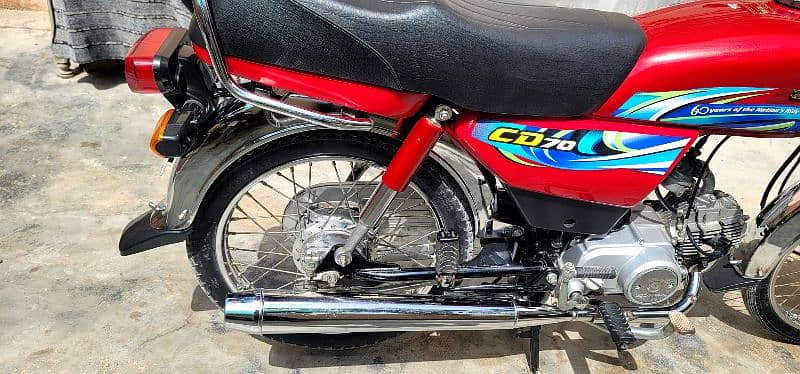 Honda CD70 Model 2024 Karachi Number 8