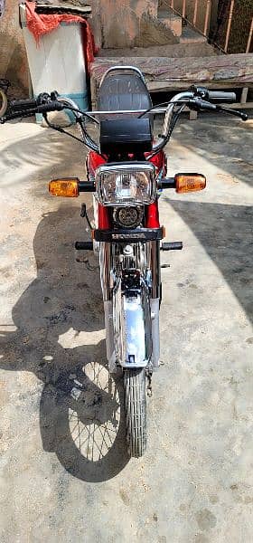 Honda CD70 Model 2024 Karachi Number 14