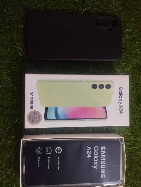 galaxy A24 in warranty 8/128 4