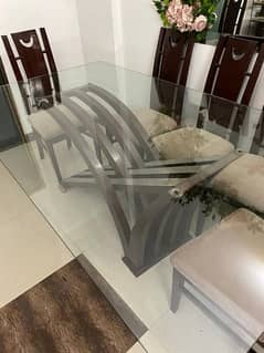 Dining table with 8 chairs