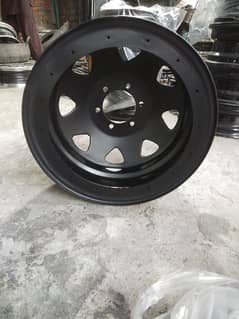 steel deep rims For car And jeep available CoD All of Pakistan