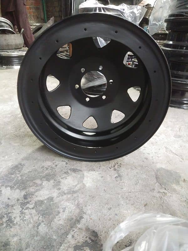 steel deep rims For car And jeep available CoD All of Pakistan 0