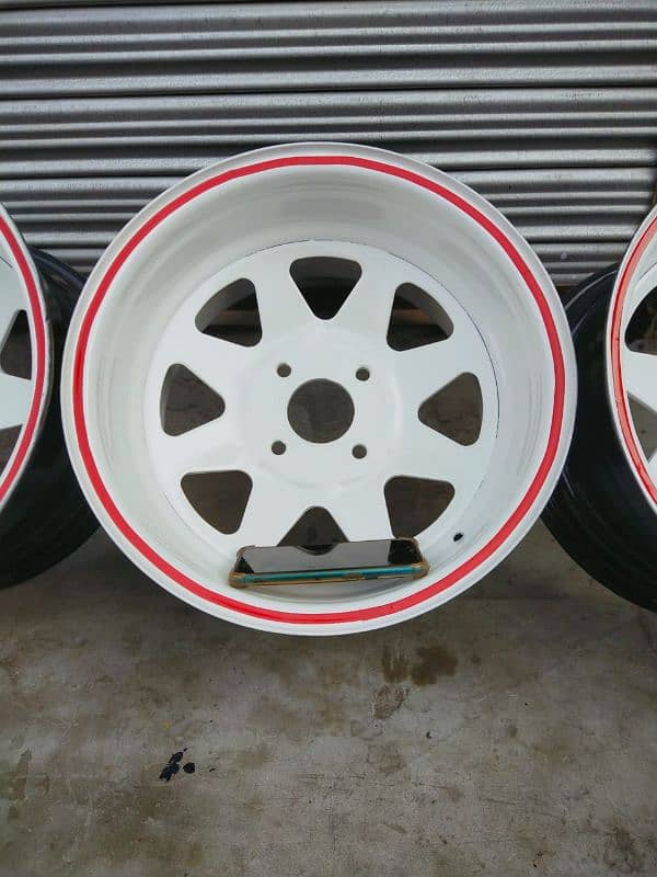 steel deep rims For car And jeep available CoD All of Pakistan 2