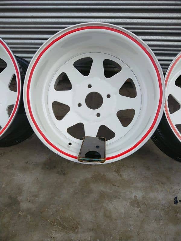 steel deep rims For car And jeep available CoD All of Pakistan 5