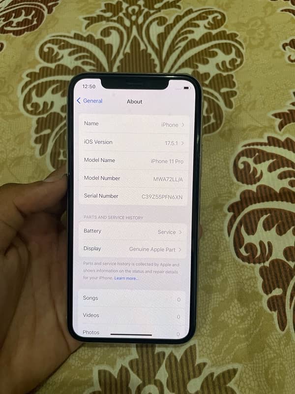 iPhone 11 Pro jv 64GB total original 3