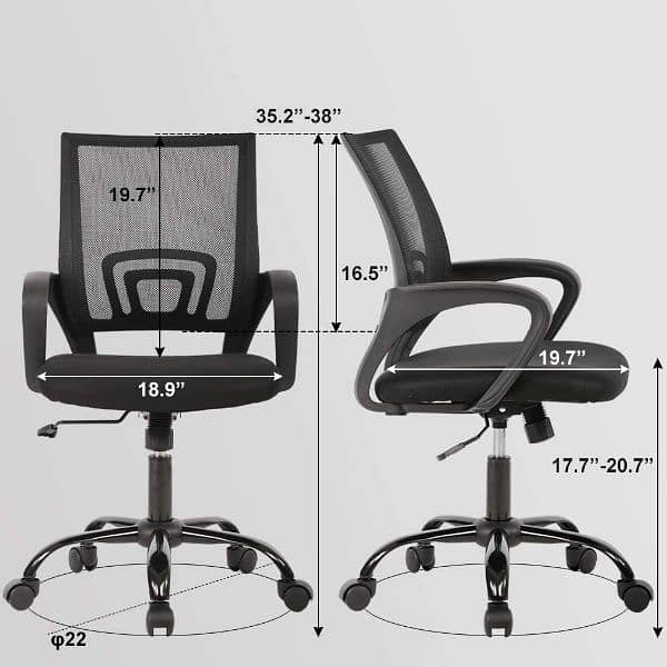 revolving staff office chair 1