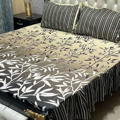 Crystàl cotton printed bedsheets with Free Home Delivery