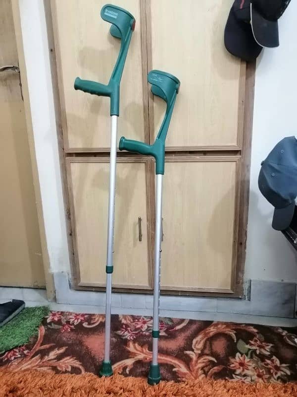 Elbow Stick and Crutches, Imported 4