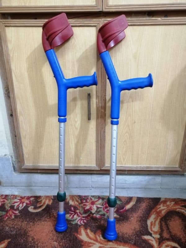 Elbow Stick and Crutches, Imported 5