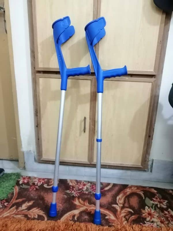 Elbow Stick and Crutches, Imported 7