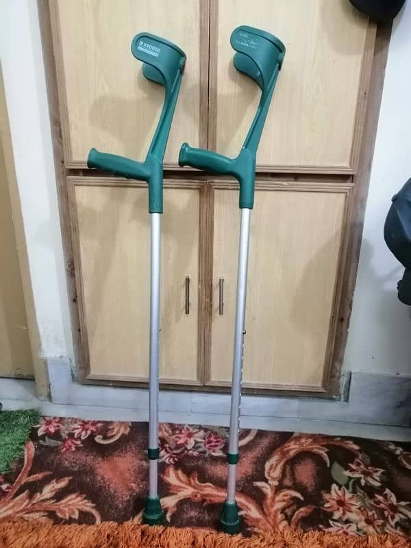 Elbow Stick and Crutches, Imported 8