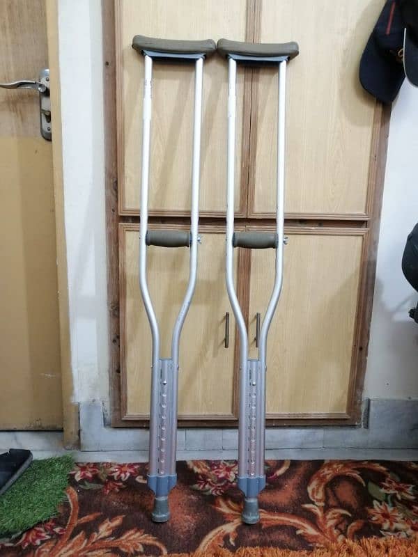 Elbow Stick and Crutches, Imported 10