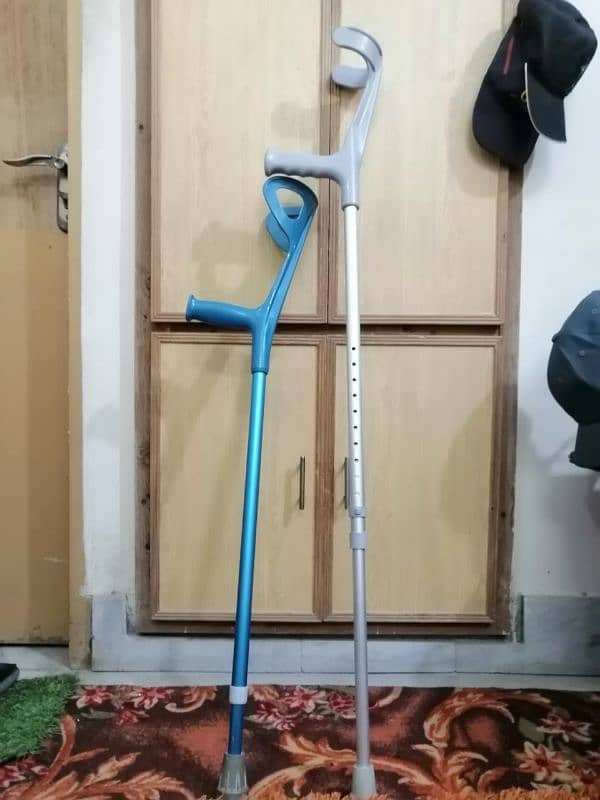 Elbow Stick and Crutches, Imported 14