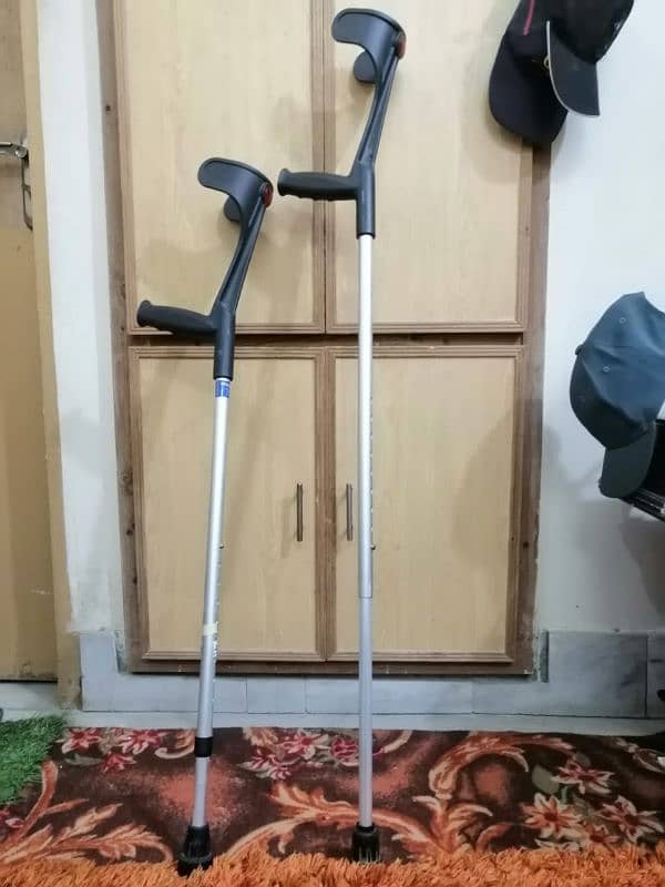 Elbow Stick and Crutches, Imported 16