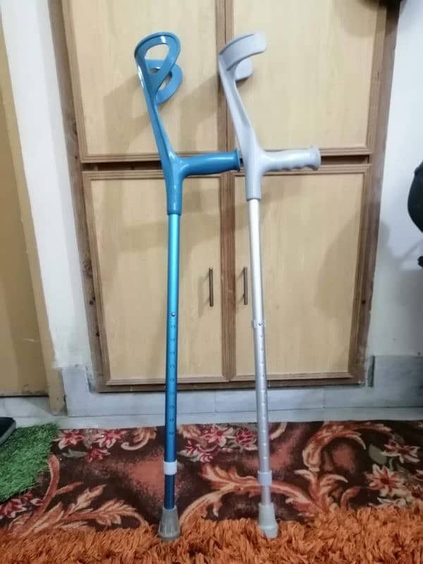 Elbow Stick and Crutches, Imported 17