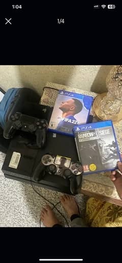 PS4 fat 5 install game and 2 in cd