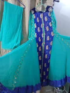 2 piece frock and dupatta